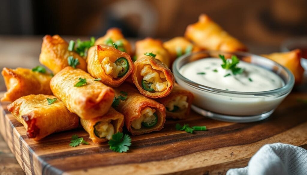 Mini Jalapeño Popper Egg Rolls Jalapeno Popper Mini Egg Rolls-1