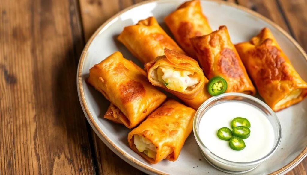 Jalapeno Popper Mini Egg Rolls