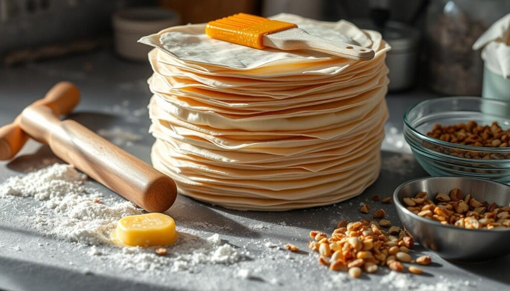 Phyllo Dough Preparation How many layers of phyllo dough should I use?-1