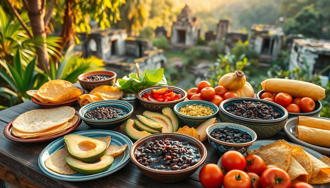 What did the Maya eat for breakfast?